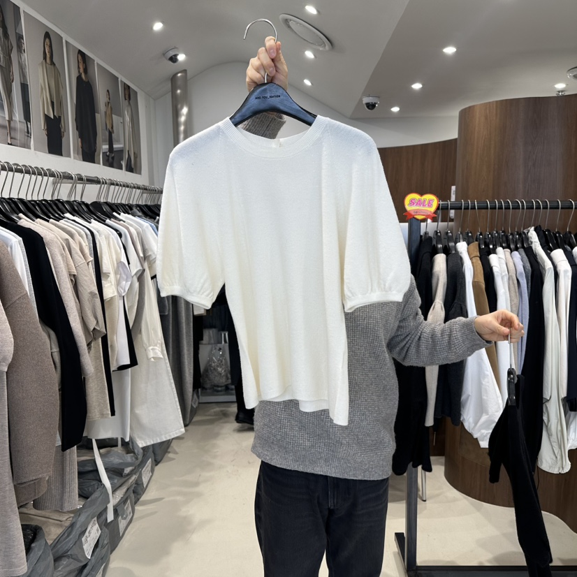 LE EDITION韓國直郵女士新款時尚職業26春季推薦休閑針織衫LE BOENE針織衫圖色1