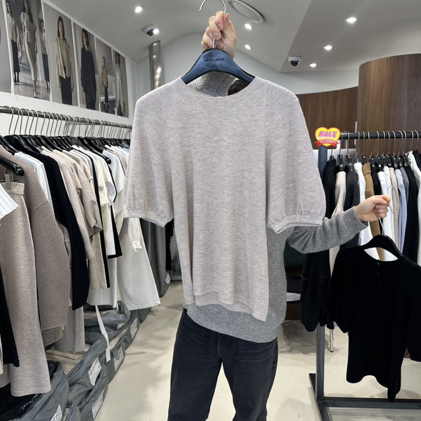 LE EDITION韓國直郵女士新款時尚職業26春季推薦休閑針織衫LE BOENE針織衫圖色2