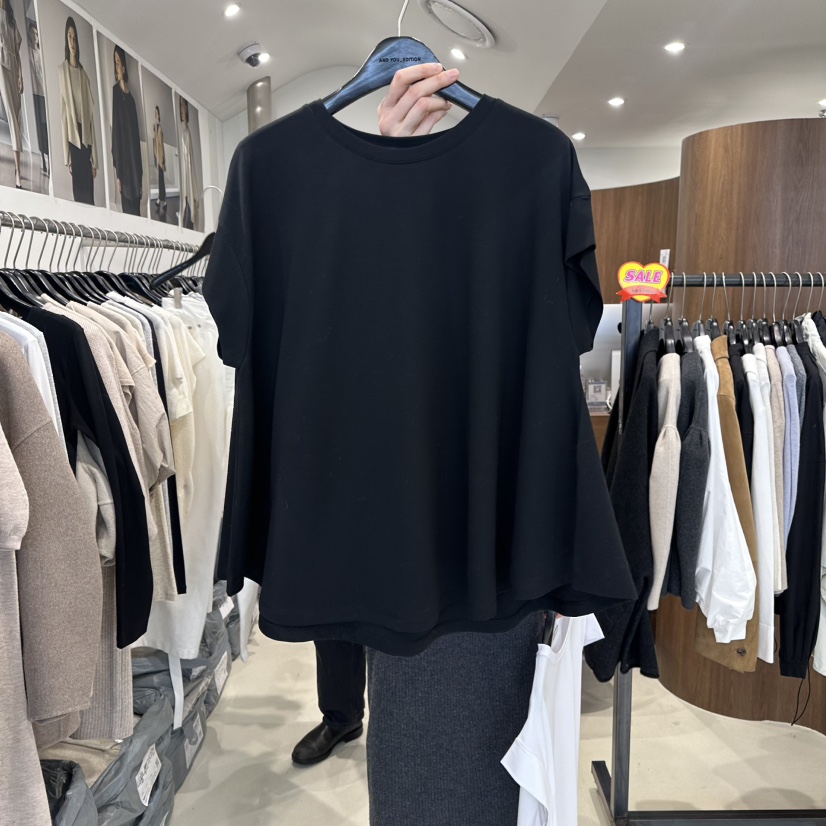 LE EDITION韓國代購女裝新款26春季熱賣休閑人氣推薦T恤LE BOENET恤圖色2