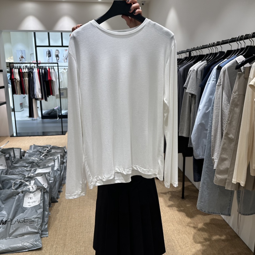 FEBRUARY 11韓國代購女裝新款休閑人氣熱賣26春季長袖T恤FEBRUARY 11長袖T恤圖色1