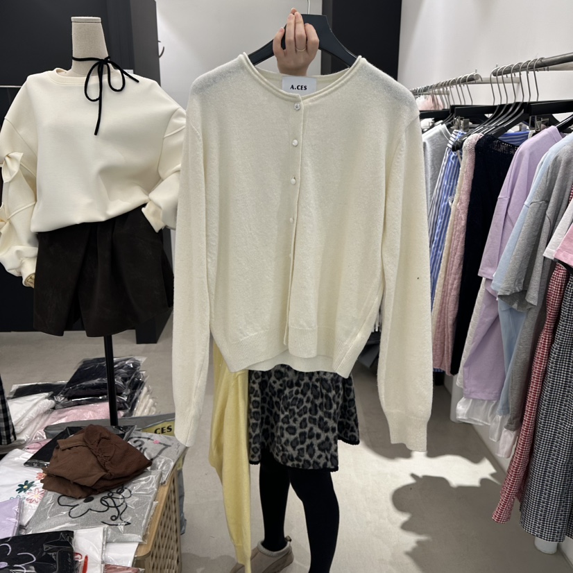 A.CES東大門實拍女裝新品26春季推薦職業休閑針織衫不含包A.CES針織衫圖色3