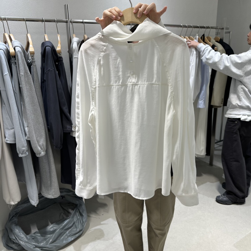 OVU韓國代購女裝新品熱賣人氣時尚休閑26春季推薦襯衫蕾絲衫OVU襯衫/蕾絲衫