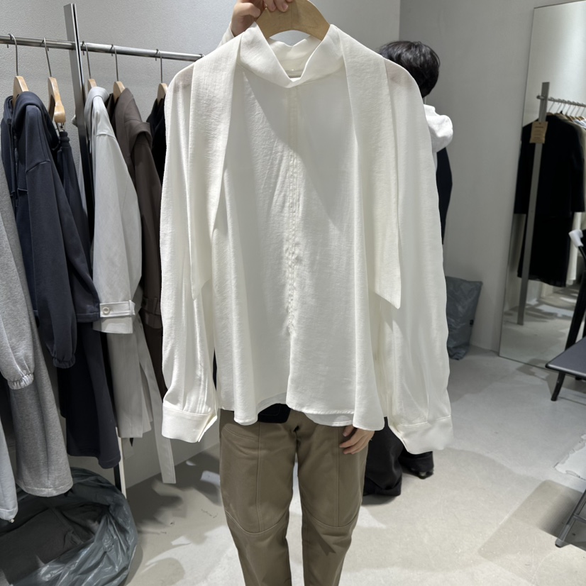 OVU韓國代購女裝新品熱賣人氣時尚休閑26春季推薦襯衫蕾絲衫OVU襯衫/蕾絲衫圖色1