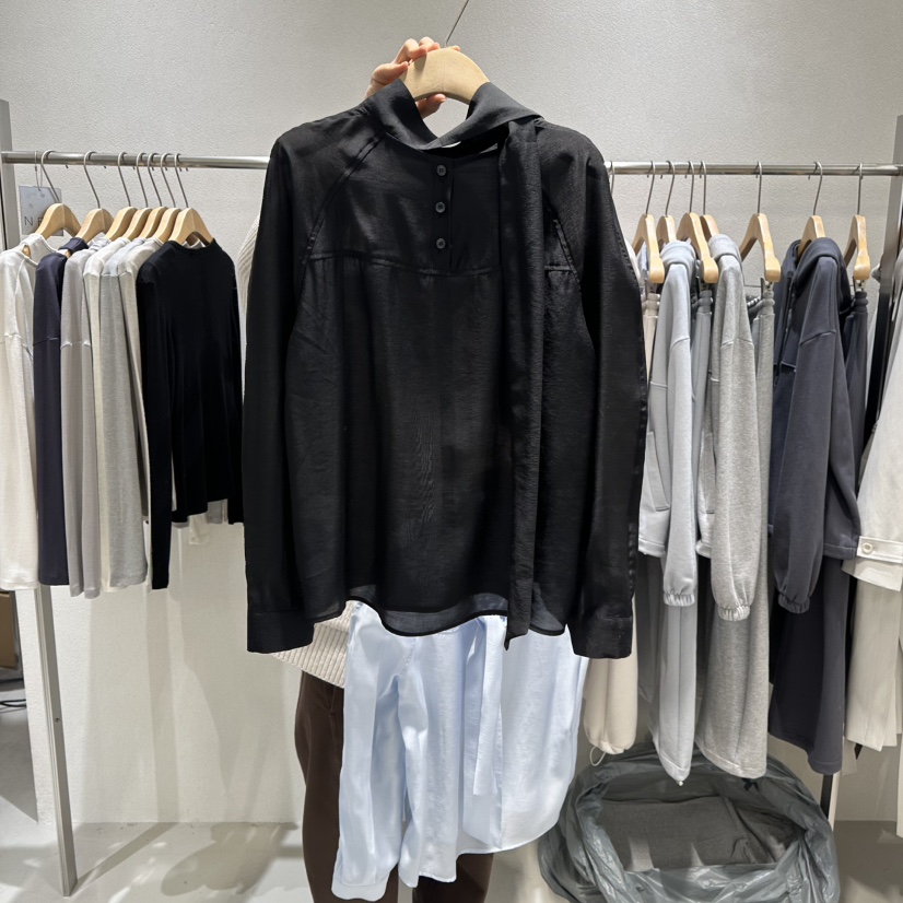 OVU韓國代購女裝新品熱賣人氣時尚休閑26春季推薦襯衫蕾絲衫OVU襯衫/蕾絲衫圖色3