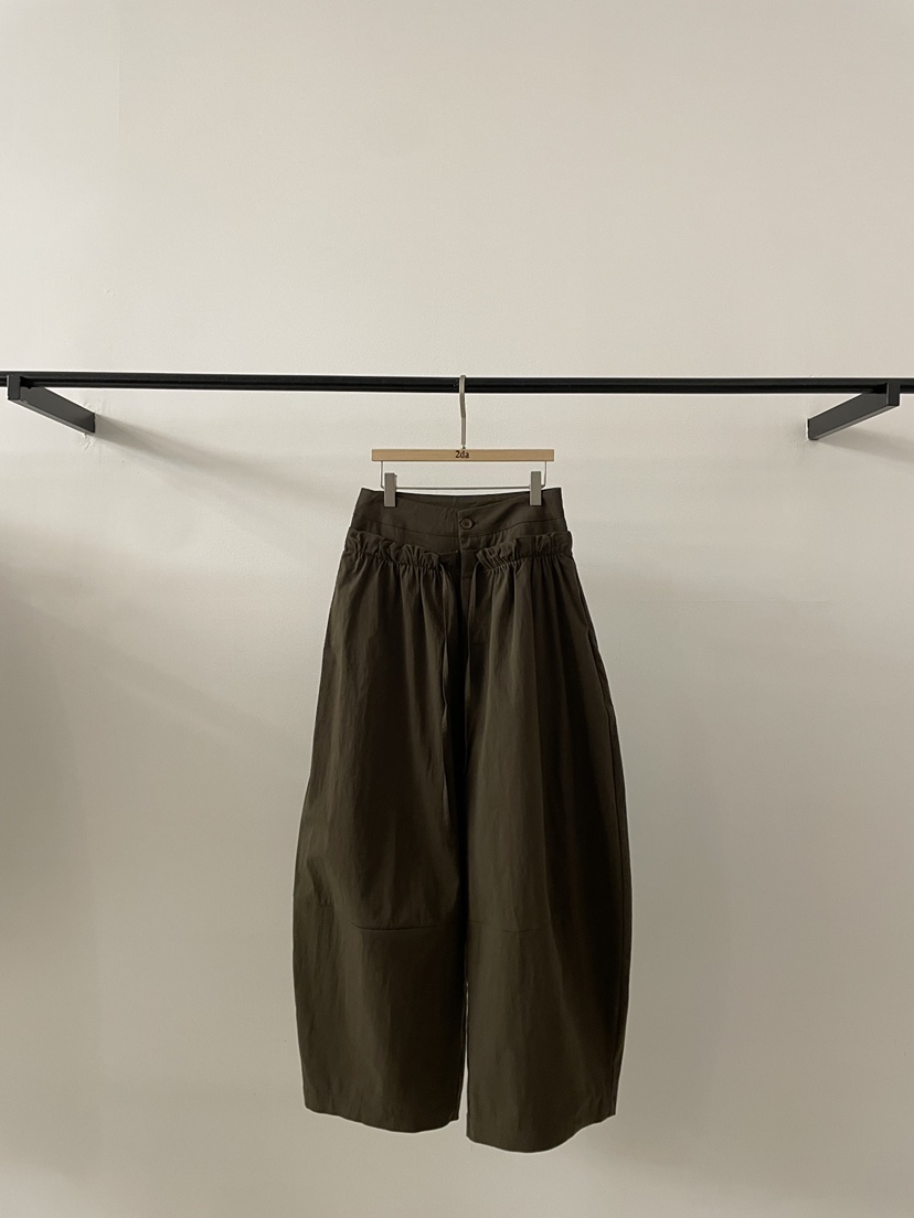 2DA/DARIMI-P東大門代購女士新款人氣休閑時尚26春季休閑褲2DA/DARIMI-P休閑褲圖色2墨綠