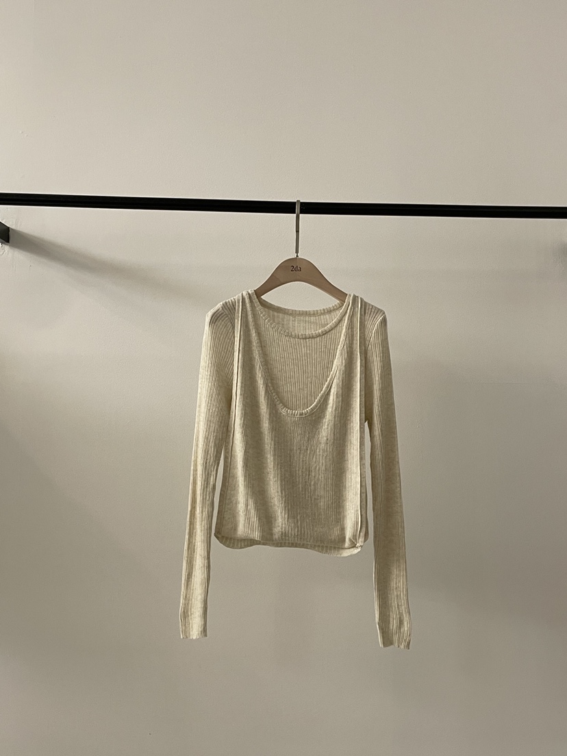 2DA/DARIMI-P東大門代購女士新款熱賣職業26春季針織衫2DA/DARIMI-P針織衫圖色2