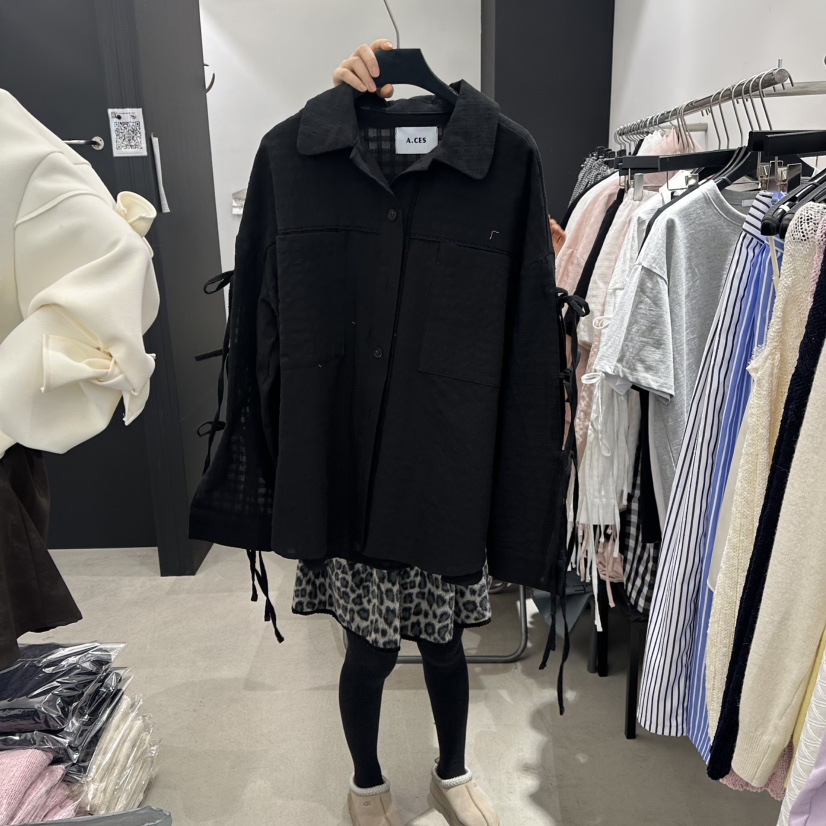 A.CES東大門直郵女裝新品休閑人氣推薦熱賣職業襯衫蕾絲衫A.CES襯衫/蕾絲衫圖色3