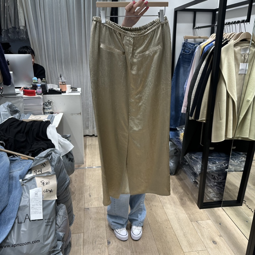 BRUNI/RICOTTA東大門實拍女士新品26春季休閑時尚推薦長裙BRUNI/RICOTTA長裙