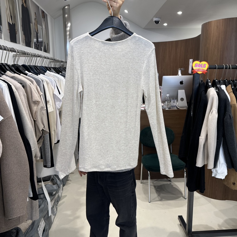 LE EDITION韓國代購女士新款26春季休閑熱賣職業長袖T恤LE BOENE長袖T恤