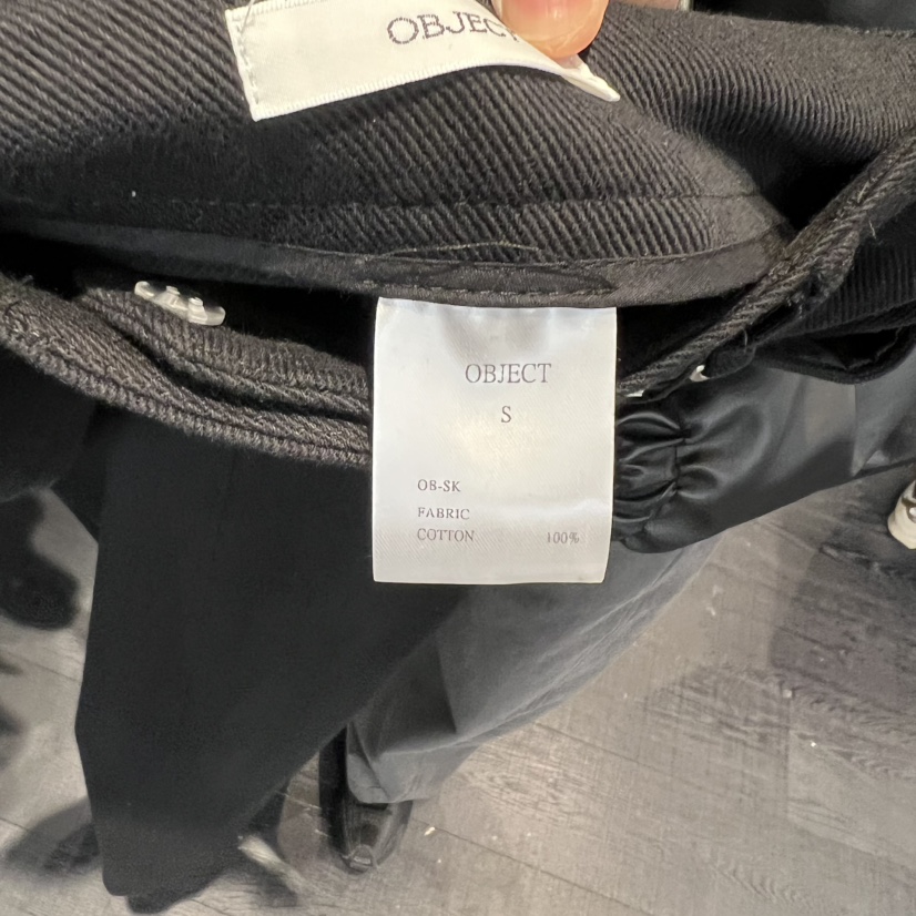 OBJECT韓國代購女裝新款26春季人氣半身裙中短裙不含腰帶OBJECT半身裙/中短裙