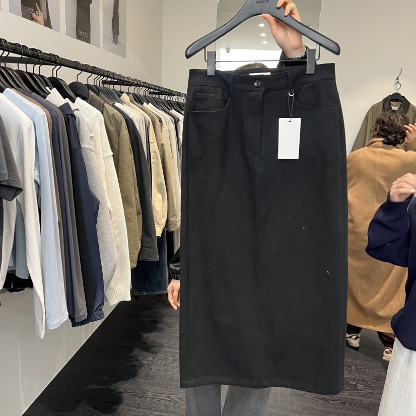 OBJECT韓國代購女裝新款26春季人氣半身裙中短裙不含腰帶OBJECT半身裙/中短裙圖色2