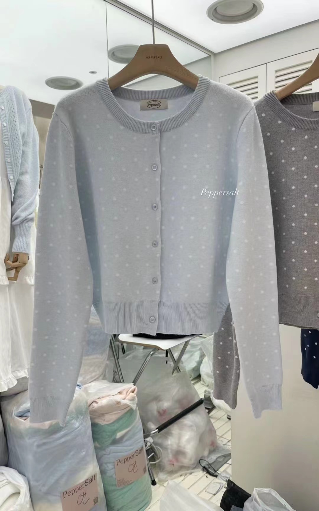 PEPPER 페페東大門代購女裝新品時尚人氣職業針織衫羊毛衫PEPPER-SEOUL針織衫圖色1