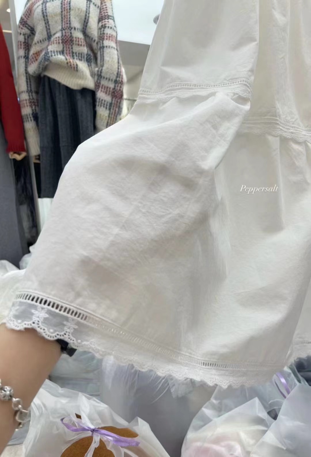 PEPPER 페페韓國直郵女士新款熱賣休閑人氣時尚26春季長裙PEPPER-SEOUL長裙