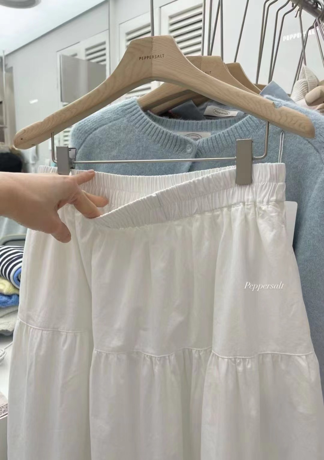 PEPPER 페페韓國直郵女士新款熱賣休閑人氣時尚26春季長裙PEPPER-SEOUL長裙