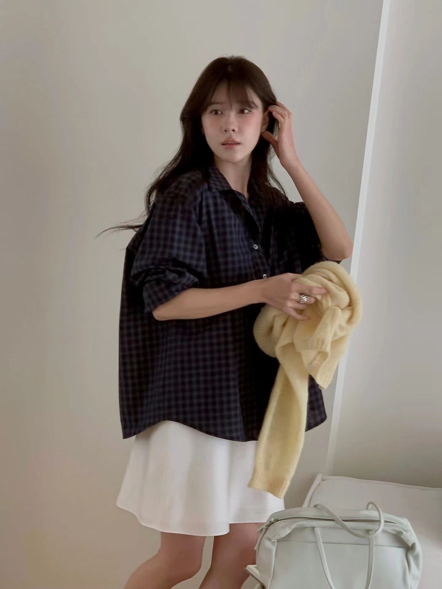 MIELLE-미엘르-OT東大門直郵女裝新品人氣熱賣襯衫蕾絲衫MIELLE-미엘르-OT襯衫/蕾絲衫圖色2