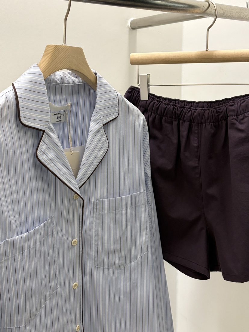 REGULARLY/PLACOR韓國直郵女裝新品真品26春夏襯衫蕾絲衫條紋REGULARLY/PLACOR襯衫/蕾絲衫