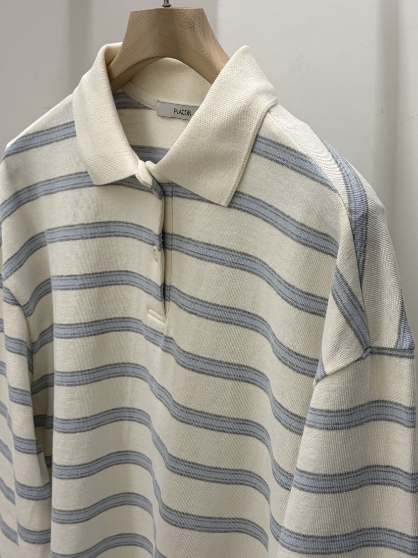 REGULARLY/PLACOR韓國直郵女士新品時尚26春夏長袖T恤條紋REGULARLY/PLACOR長袖T恤