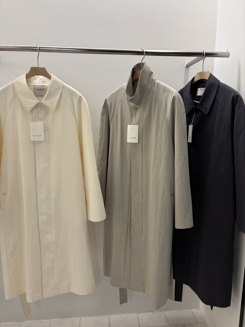 REGULARLY/PLACOR東大門實拍女士新款熱賣長款風衣含腰帶REGULARLY/PLACOR長款風衣