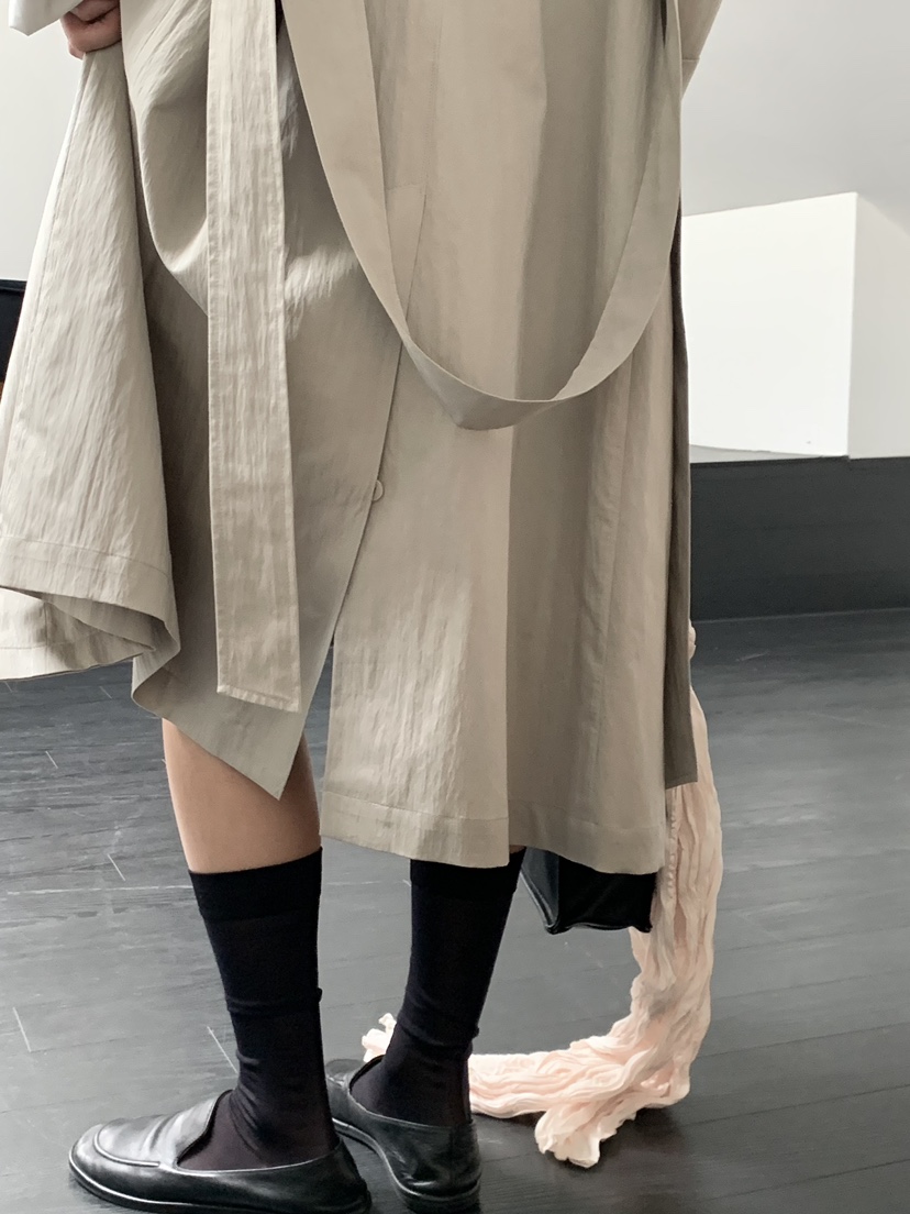 REGULARLY/PLACOR東大門實拍女士新款熱賣長款風衣含腰帶REGULARLY/PLACOR長款風衣