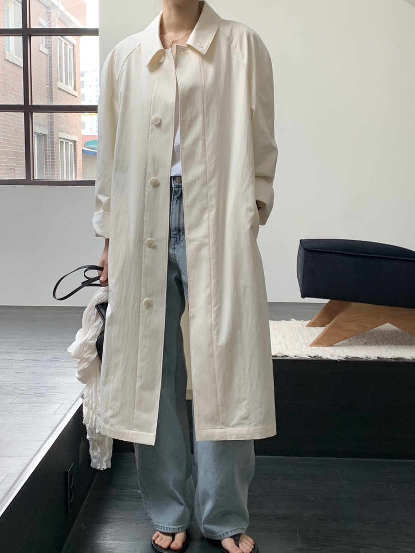 REGULARLY/PLACOR東大門實拍女士新款熱賣長款風衣含腰帶REGULARLY/PLACOR長款風衣