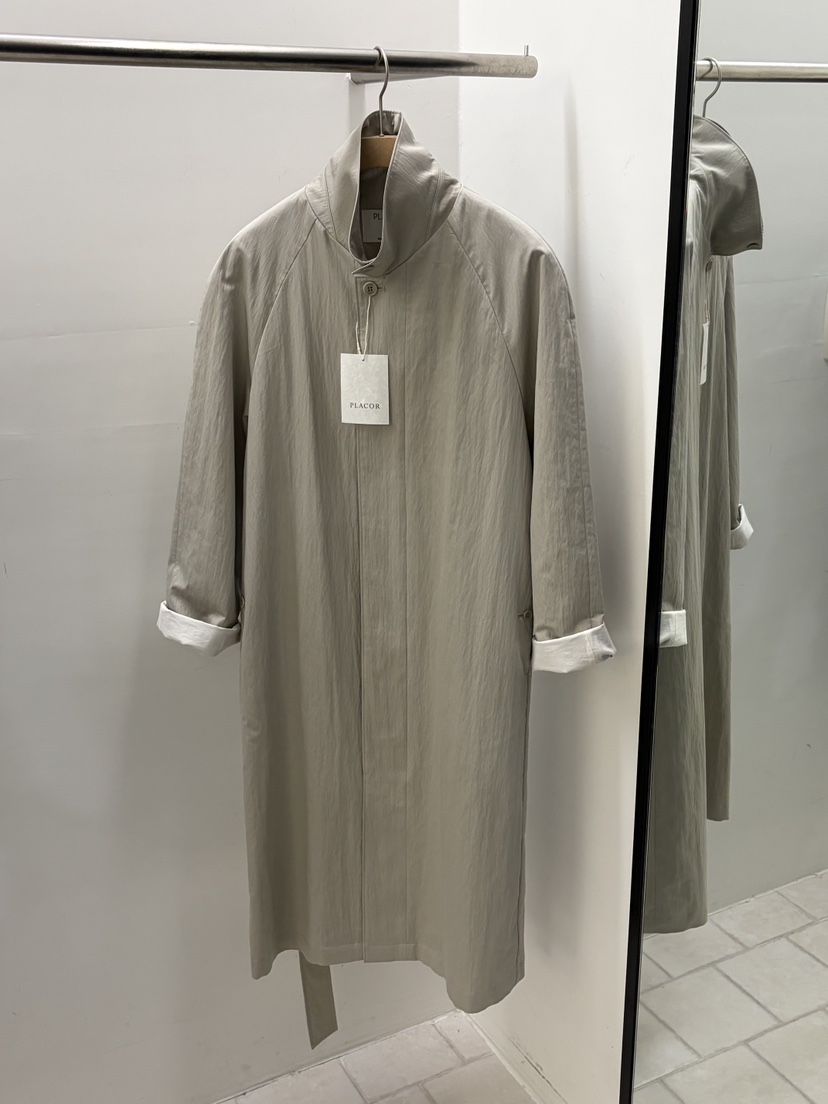 REGULARLY/PLACOR東大門實拍女士新款熱賣長款風衣含腰帶REGULARLY/PLACOR長款風衣圖色3