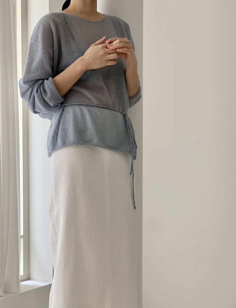 REGULARLY/PLACOR東大門實拍女士新款人氣針織衫含腰繩馬海毛REGULARLY/PLACOR針織衫