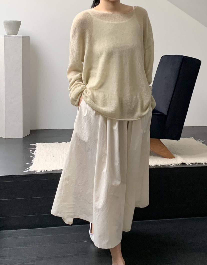 REGULARLY/PLACOR東大門實拍女士新款人氣針織衫含腰繩馬海毛REGULARLY/PLACOR針織衫