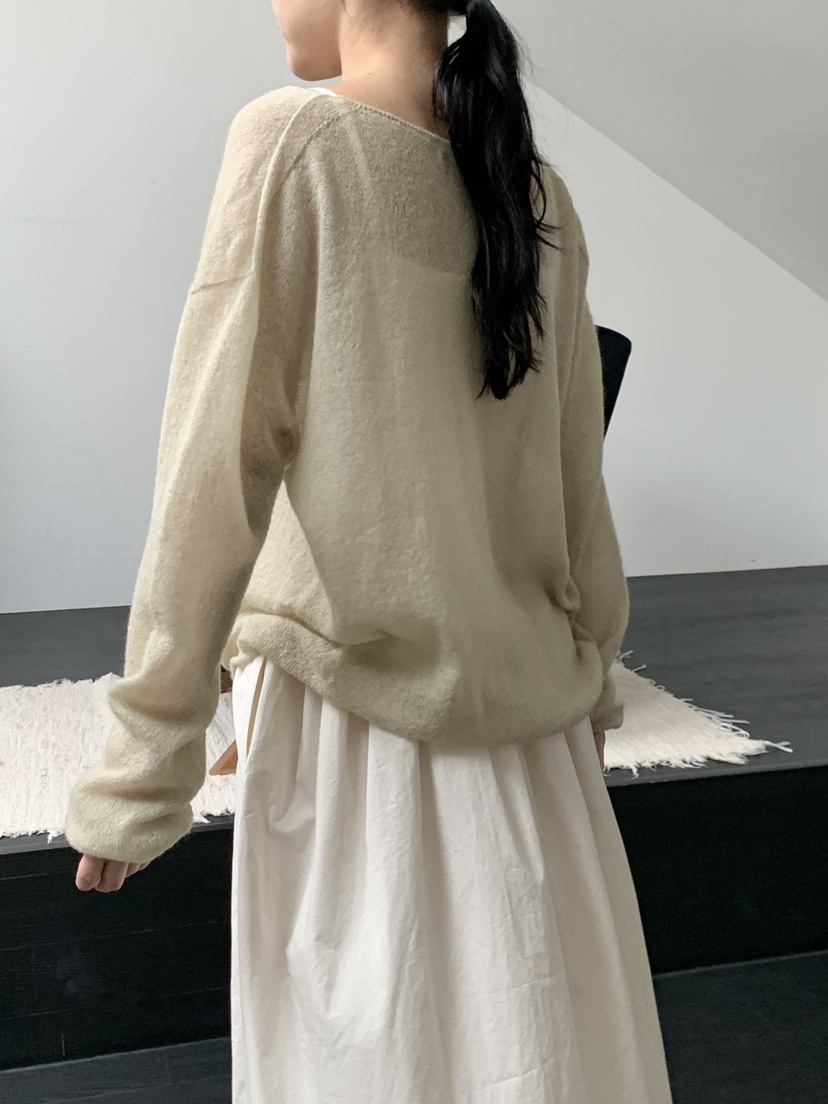 REGULARLY/PLACOR東大門實拍女士新款人氣針織衫含腰繩馬海毛REGULARLY/PLACOR針織衫