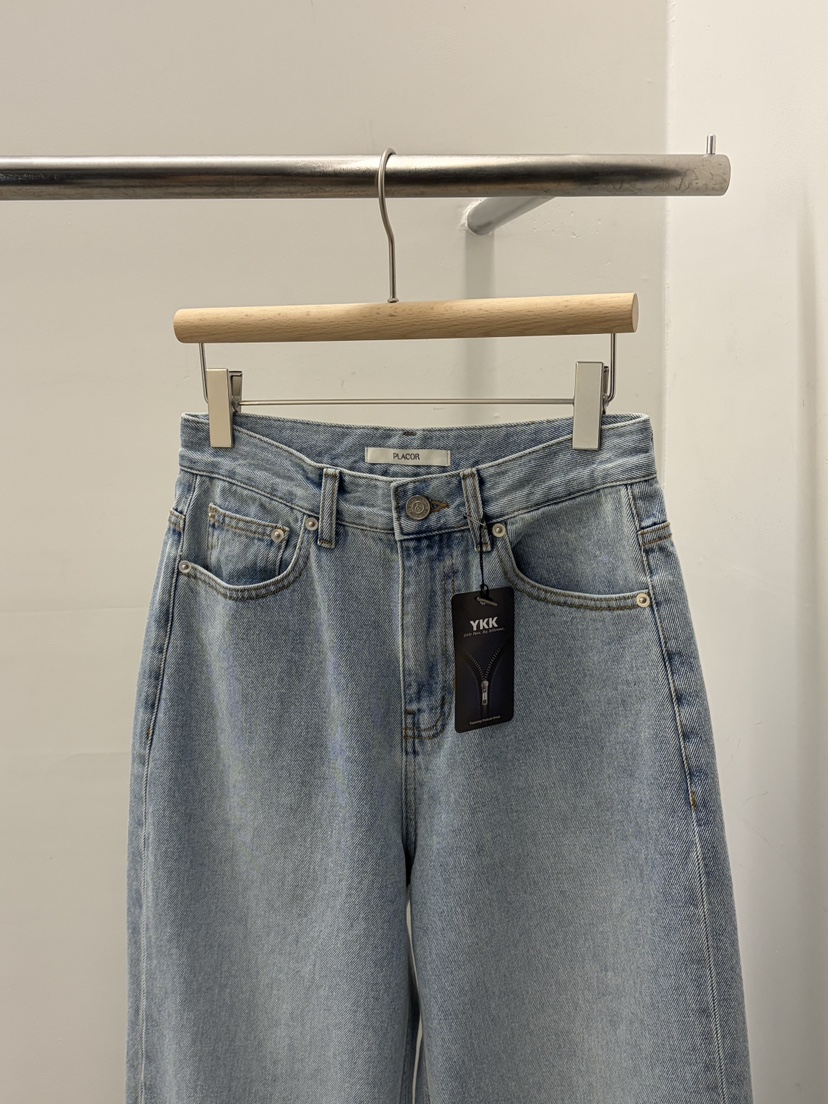 REGULARLY/PLACOR東大門代購女士新款休閑26春夏職業牛仔褲REGULARLY/PLACOR牛仔褲