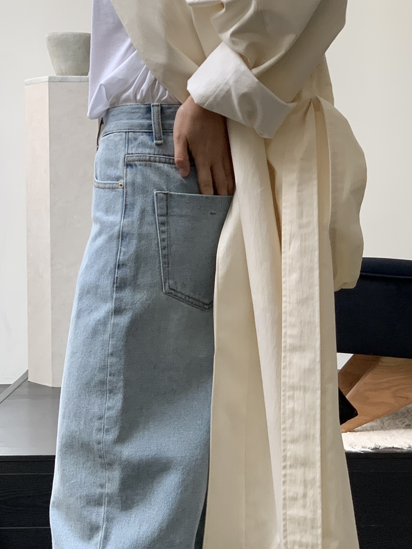 REGULARLY/PLACOR東大門代購女士新款休閑26春夏職業牛仔褲REGULARLY/PLACOR牛仔褲