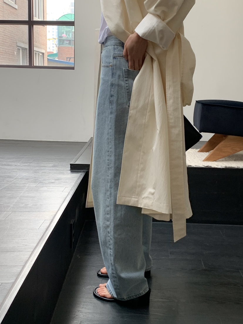 REGULARLY/PLACOR東大門代購女士新款休閑26春夏職業牛仔褲REGULARLY/PLACOR牛仔褲