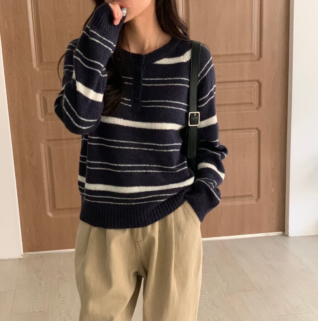 LOOK東大門代購女裝新品真品推薦熱賣職業時尚針織衫馬海毛LOOK針織衫圖色3