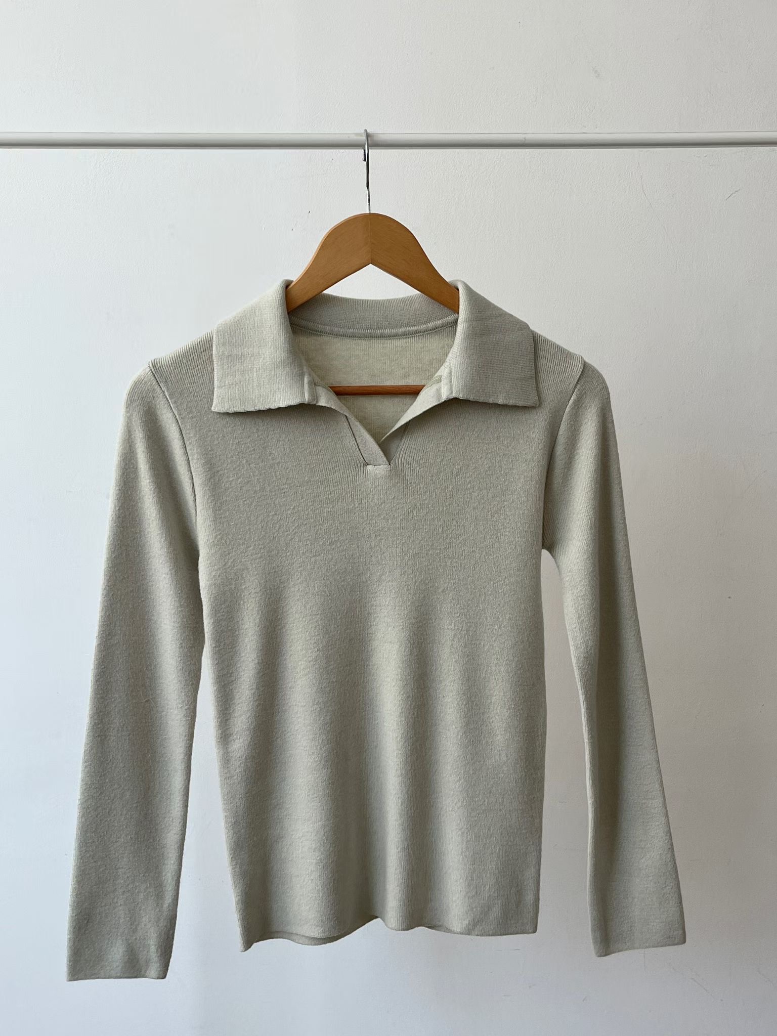 LOOK韓國直郵女裝新品休閑熱賣26春夏職業時尚推薦長袖T恤LOOK長袖T恤圖色2