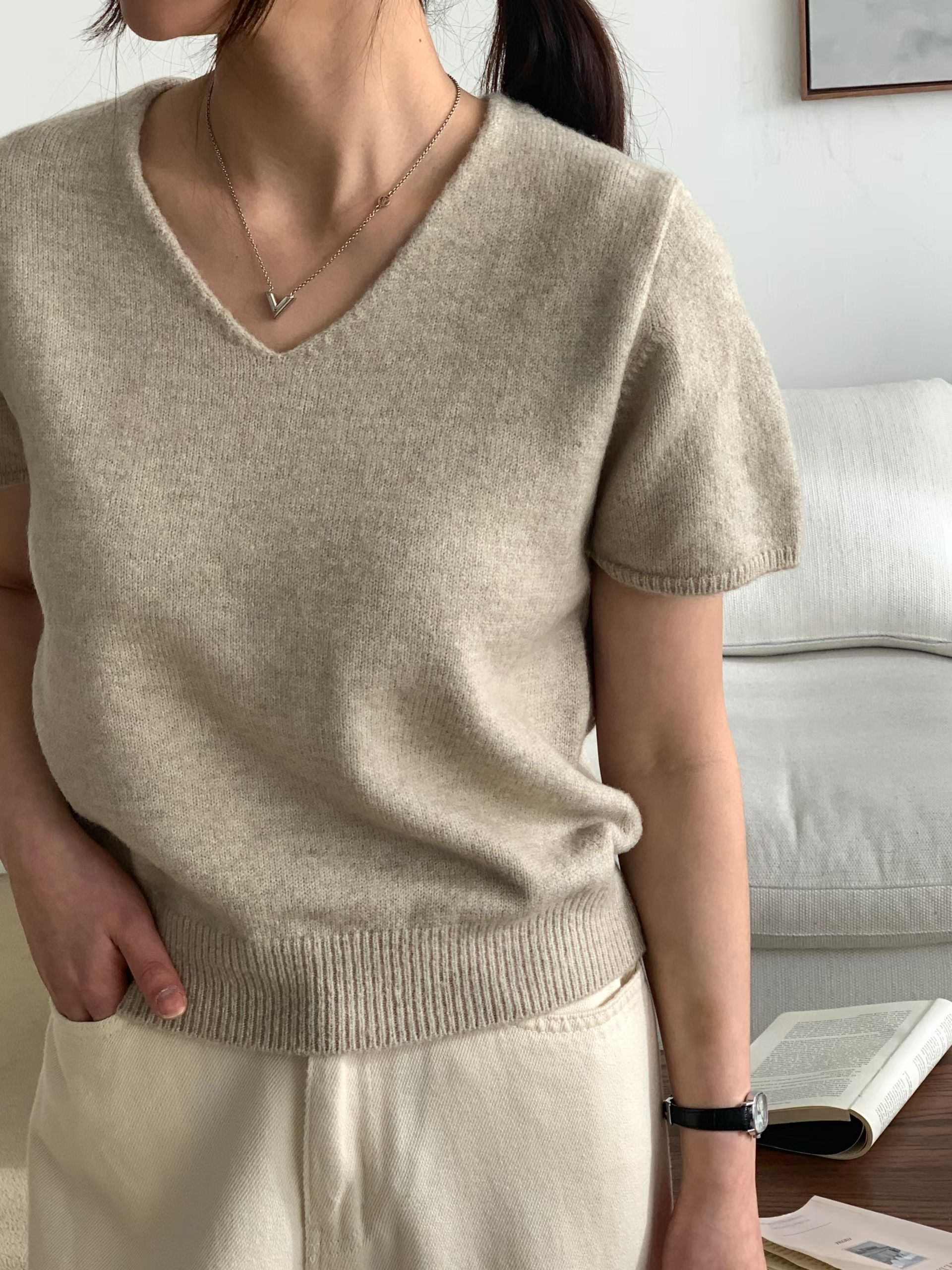 LOOK東大門直郵女士新款真品職業推薦26春夏時尚針織衫柔軟LOOK針織衫