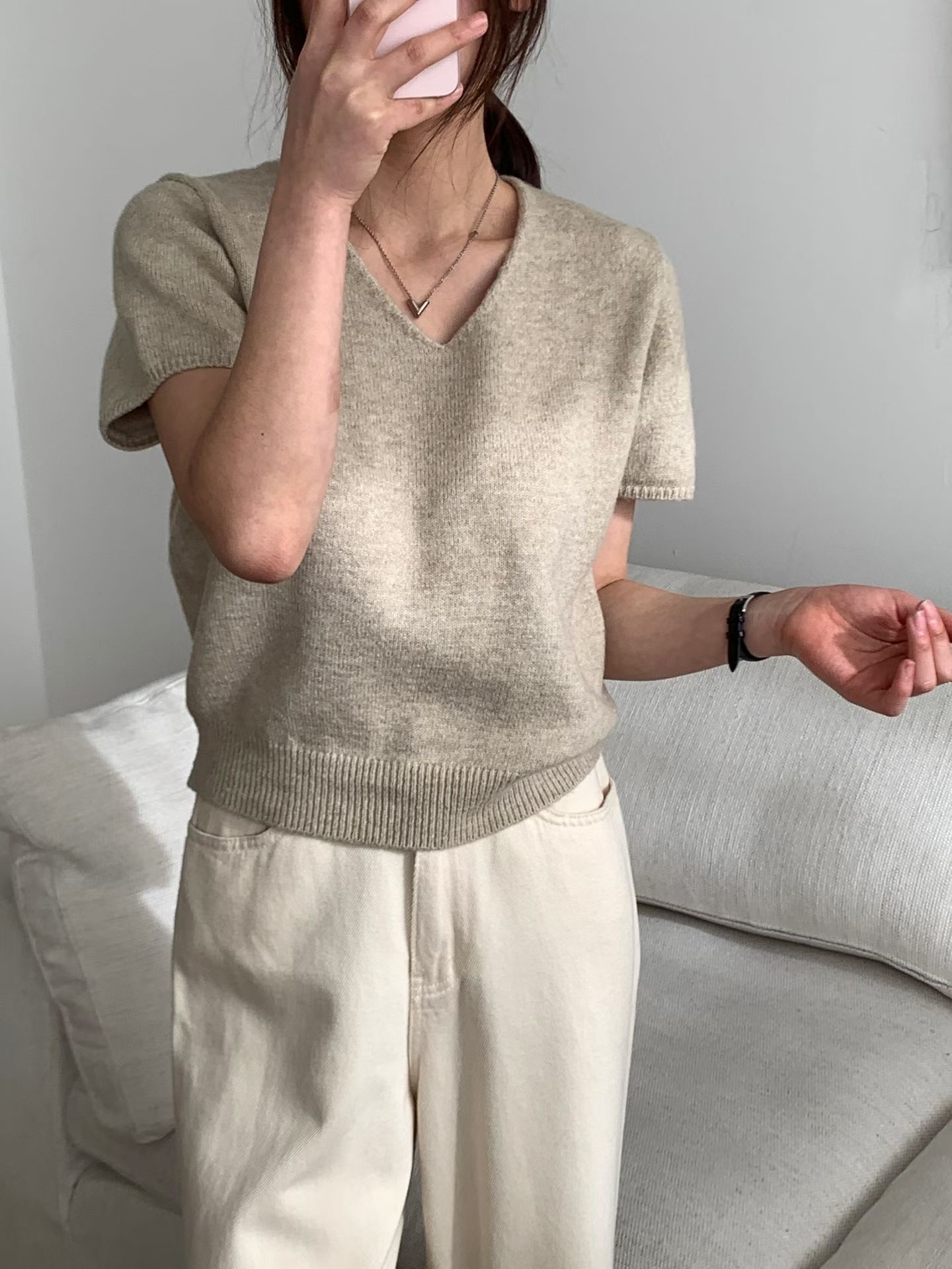 LOOK東大門直郵女士新款真品職業推薦26春夏時尚針織衫柔軟LOOK針織衫