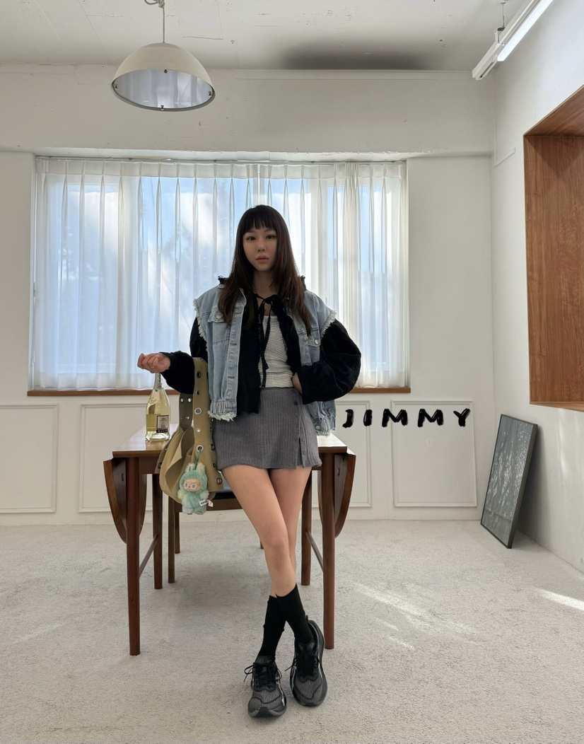 JIMMY東大門代購女士新款休閑推薦熱賣26春夏真品人氣裙褲JIMMY/REMAKE裙褲