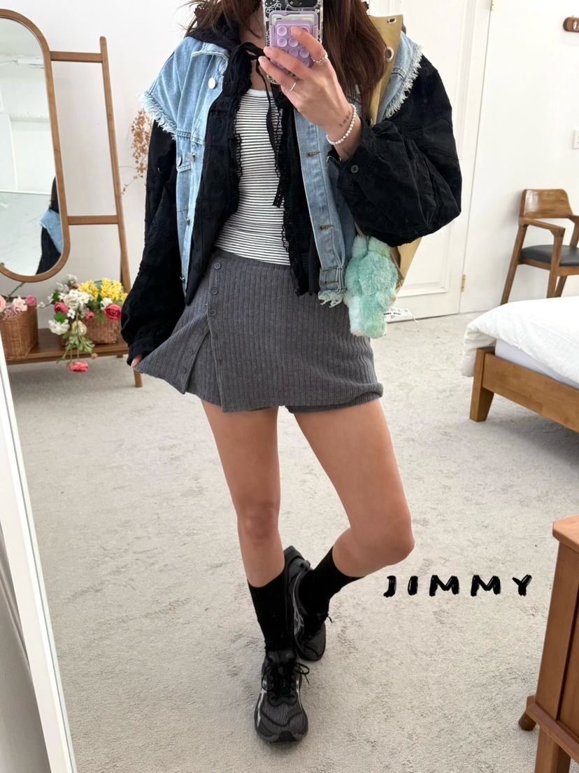 JIMMY東大門代購女士新款休閑推薦熱賣26春夏真品人氣裙褲JIMMY/REMAKE裙褲