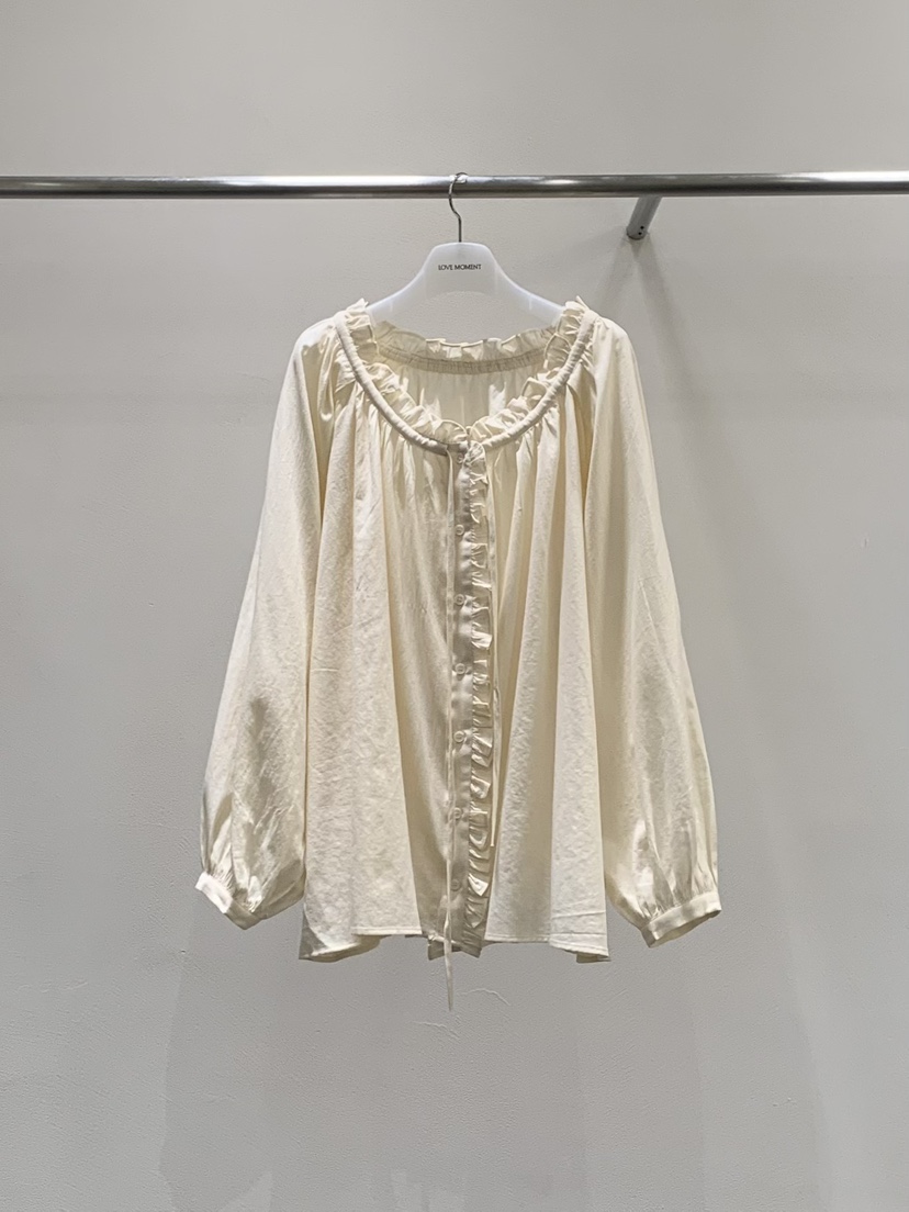 LOVE MOMENT東大門直郵女士新品休閑熱賣真品襯衫蕾絲衫V領LOVE MOMENT襯衫/蕾絲衫圖色2