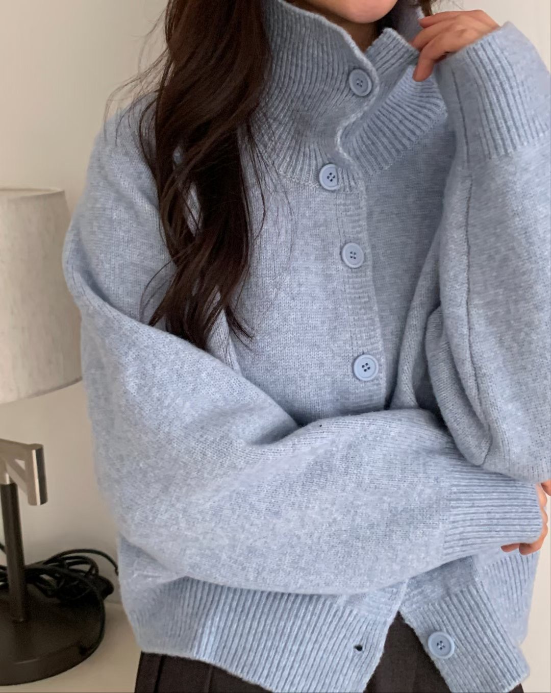 LOOK東大門代購女士新款休閑真品時尚熱賣推薦針織衫高領LOOK針織衫