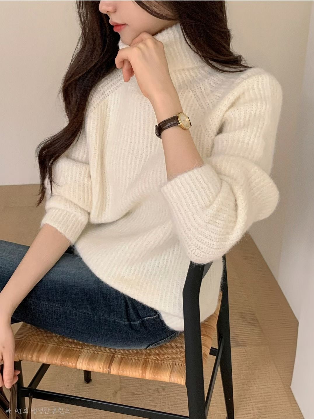 LOOK東大門代購女士新款人氣時尚休閑職業推薦熱賣26春夏毛衣LOOK毛衣圖色2