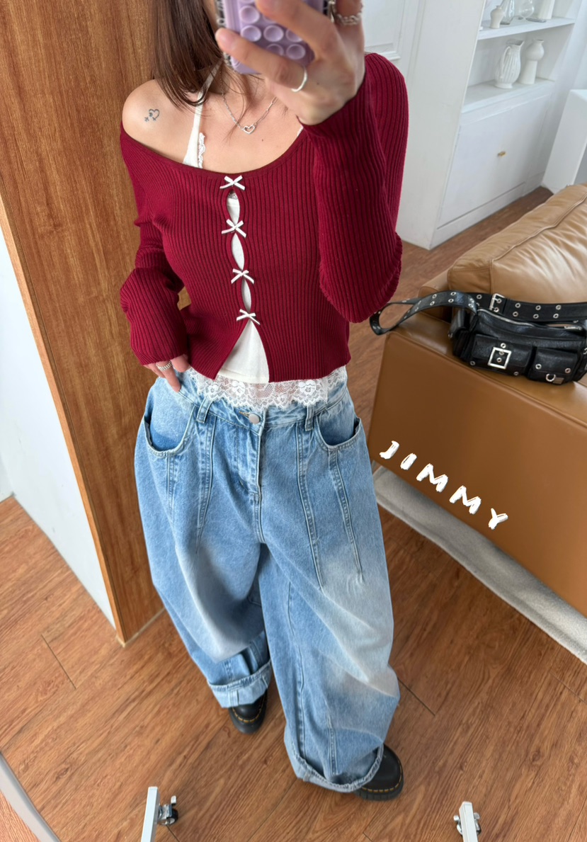 JIMMY東大門代購女裝新款熱賣人氣時尚休閑真品推薦針織衫JIMMY/REMAKE針織衫