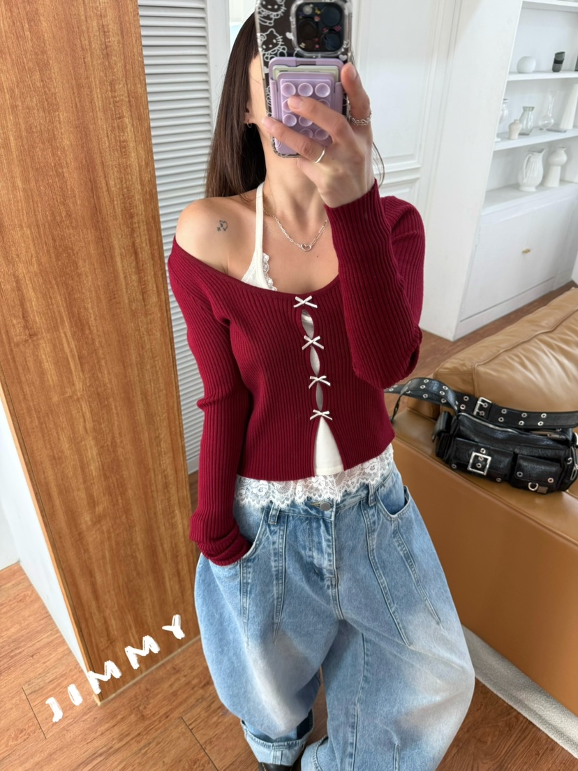 JIMMY東大門代購女裝新款熱賣人氣時尚休閑真品推薦針織衫JIMMY/REMAKE針織衫