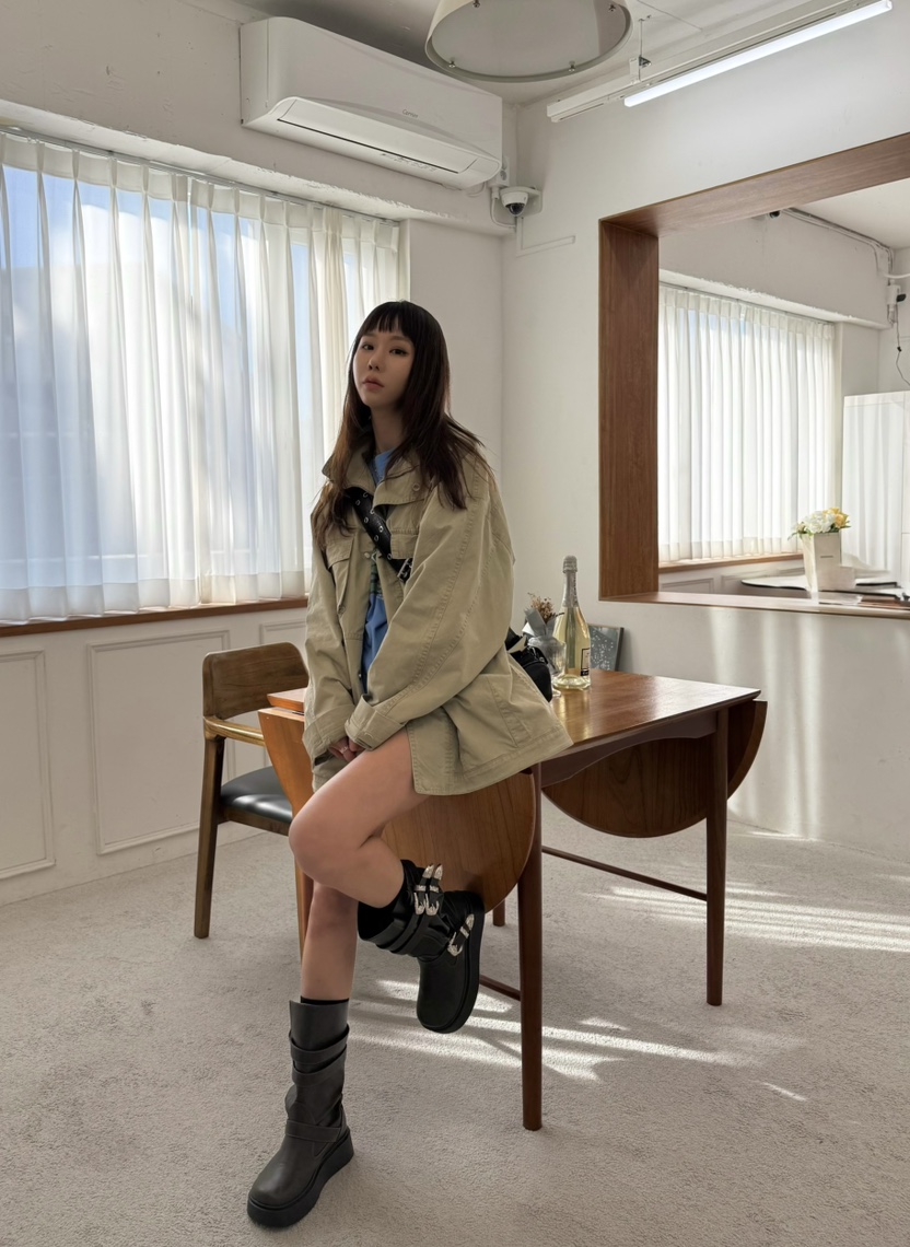 JIMMY韓國直郵女裝新款人氣職業時尚休閑熱賣26春夏推薦夾克JIMMY/REMAKE夾克