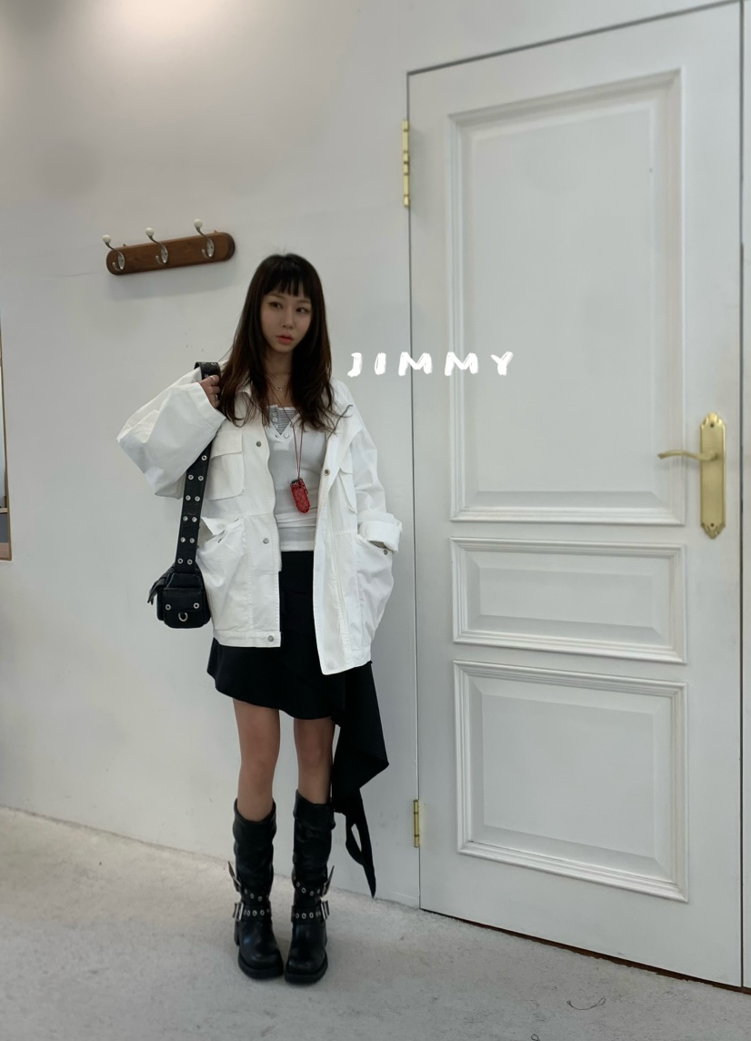 JIMMY韓國直郵女裝新款人氣職業時尚休閑熱賣26春夏推薦夾克JIMMY/REMAKE夾克