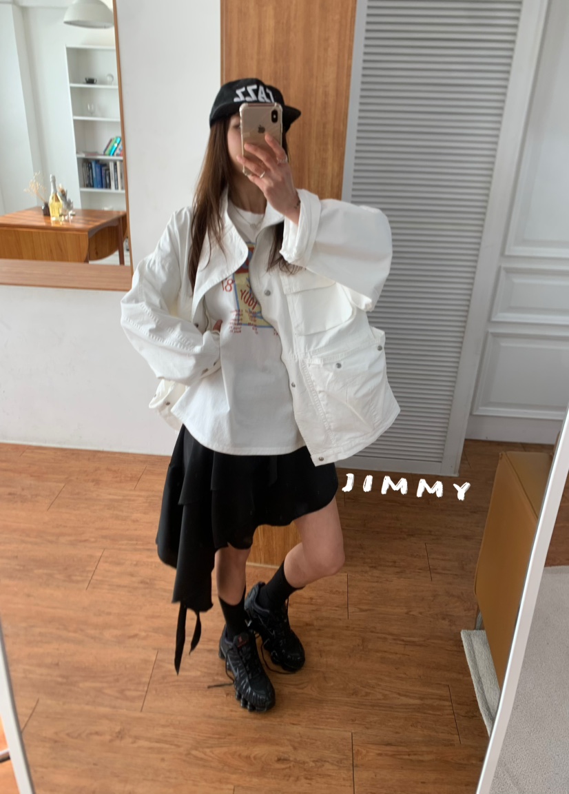 JIMMY韓國直郵女裝新款人氣職業時尚休閑熱賣26春夏推薦夾克JIMMY/REMAKE夾克