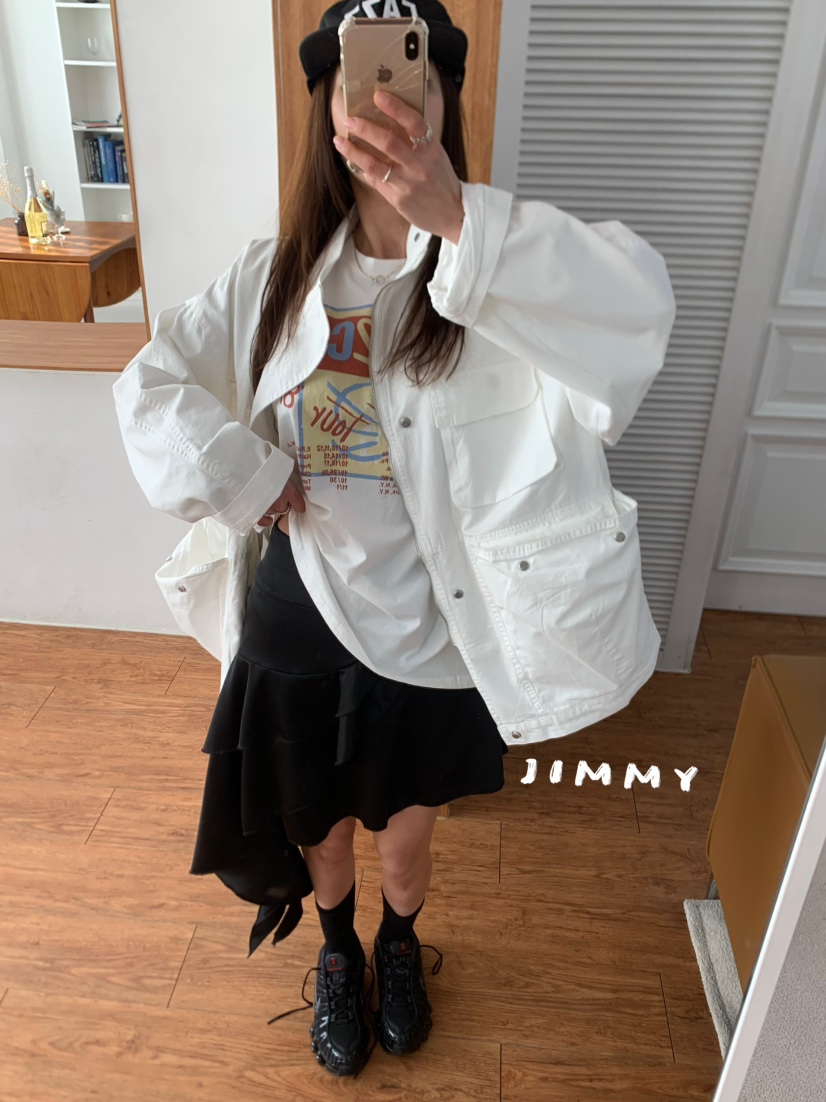 JIMMY韓國直郵女裝新款人氣職業時尚休閑熱賣26春夏推薦夾克JIMMY/REMAKE夾克