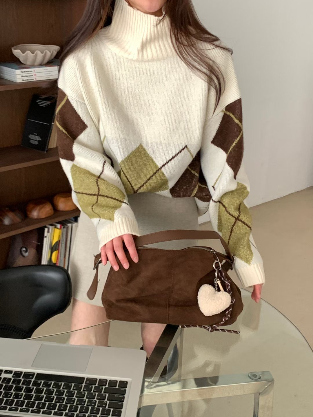 LOOK東大門直郵女裝新品26春夏時尚熱賣休閑職業人氣毛衣LOOK毛衣圖色1