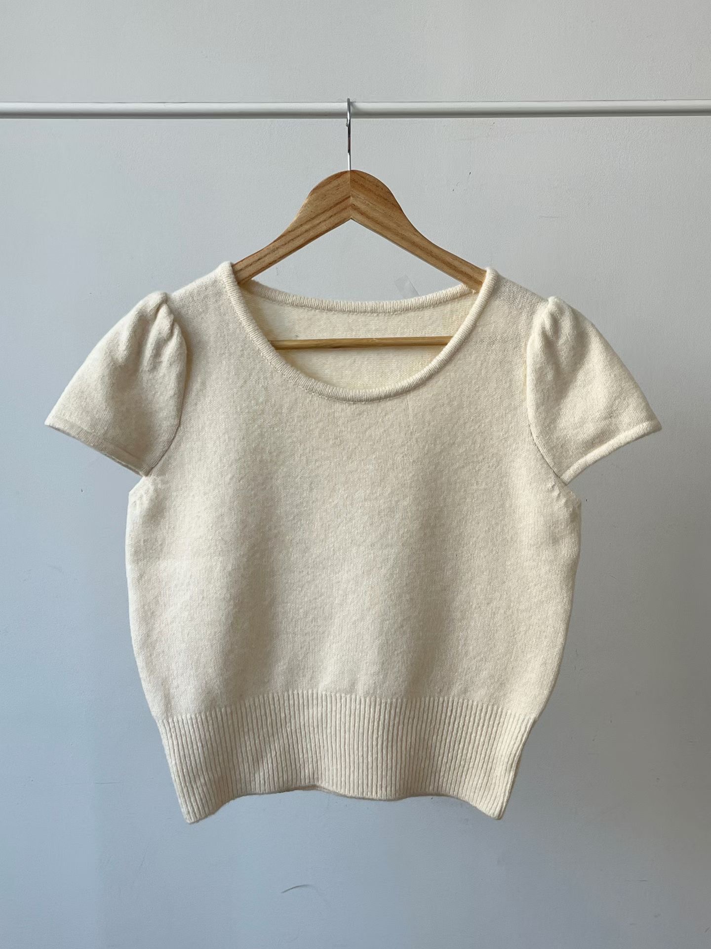 LOOK東大門直郵女裝新款推薦職業時尚休閑人氣針織衫泡泡袖LOOK針織衫圖色2