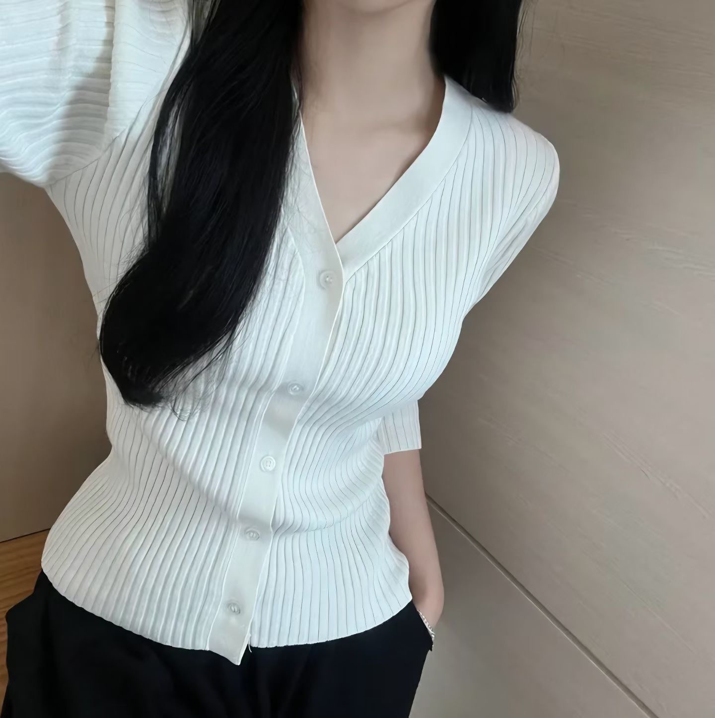 LOOK東大門直郵女士新品真品休閑26春夏人氣熱賣推薦針織衫LOOK針織衫圖色2