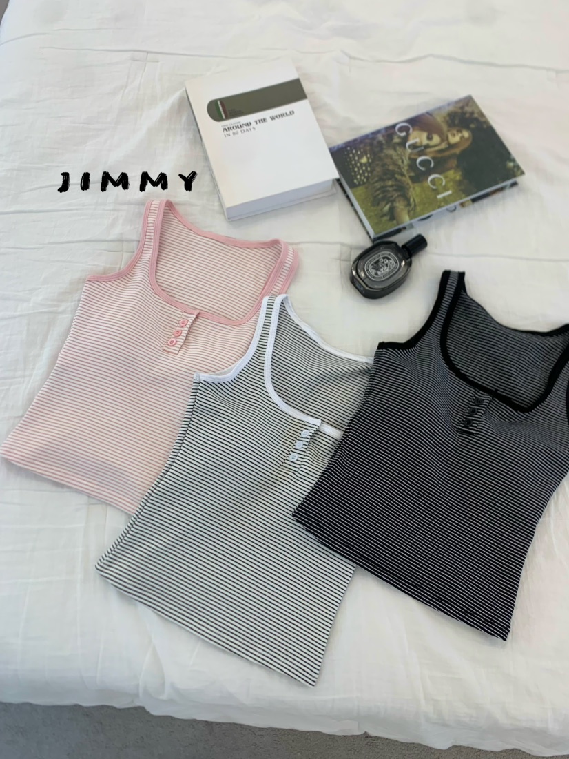 JIMMY韓國代購女裝新款26春夏推薦休閑職業熱賣人氣吊帶背心JIMMY/REMAKE吊帶/背心